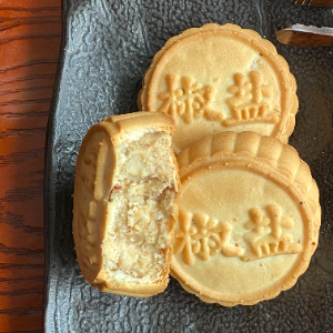 椒盐酥特制咸味素月饼(375克)